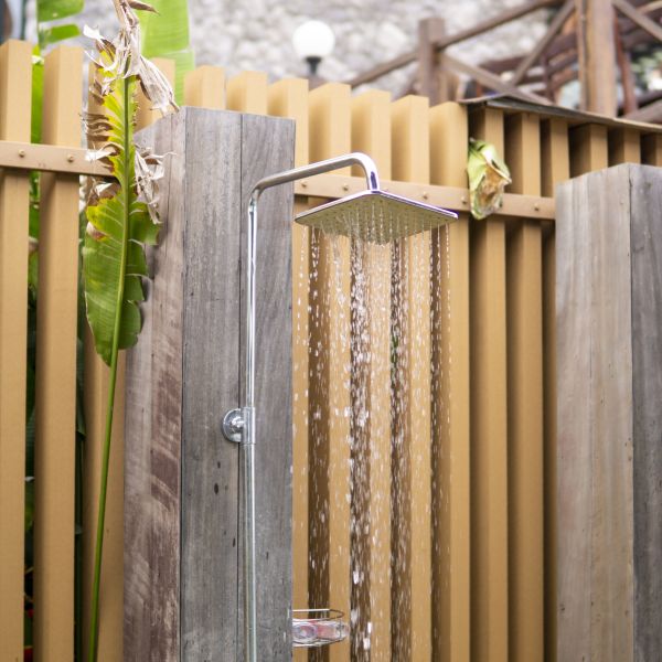 Outdoor Shower Plumbing in Nashua